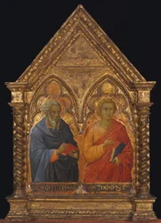 Svatí Matyáš a Tomáš, ca. 1350.