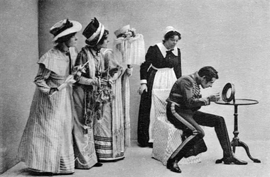 Scéna z Quality Street, 1902.