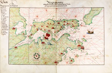Námořní mapa Negroponte