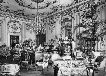 Přijímací pokoj, Chesterfield House, 1908.
