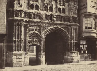 Christchurch Gateway, Canterbury,1854, vytištěno 1857 (foto)