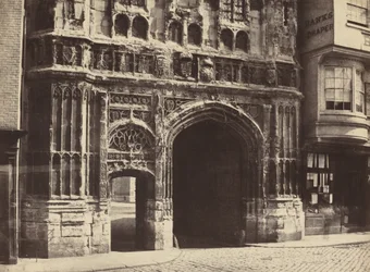 Christchurch Gateway, Canterbury, 1854, vytištěno 1857.