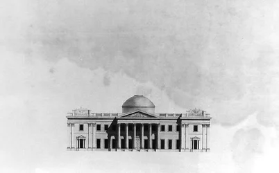 Elevation of Principal Front of a house (Hlavní průčelí domu)
