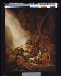 Adoration Of The Shepherds (olej na dřevě)