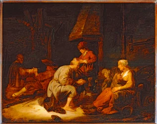 Obsluha lupy. 1630 ...
