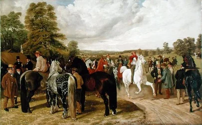 The Horse Fair, Southborough Common, podle obrazu Johna Fredericka Herringa Snr.