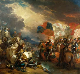 Eduard III. na řece Sommě