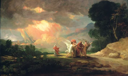 Lot uprchl ze Sodomy, 1810