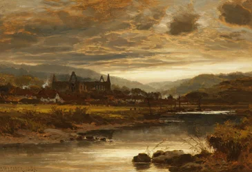 Opatství Tintern, Wales, 1889
