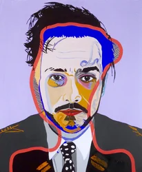 Loď bláznů : Ralph, 2020 (olej na plátně)