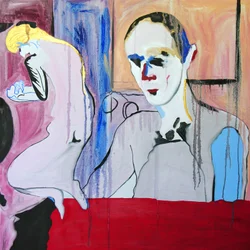 Rodina Bonnardových, 2005 (olej na plátně)