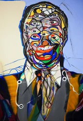 Surportrét : James Baldwin 2, 2021 (olej na plátně)