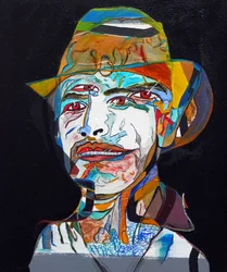 Surportrét : Marcos Alejandro Rosas Jassan, 2014 (olej na plátně)
