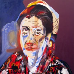 Surportrét : Simone Veil, 2020 (olej na plátně)