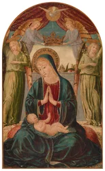 Madonna a dítě s anděly