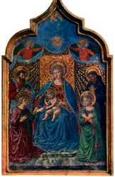 Mystická svatba svaté Kateřiny, 1466 1930.