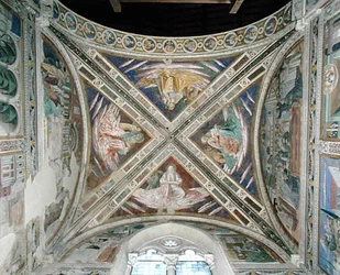 Epizody ze života sv. Augustina, ze stropu kůru, 1463-65