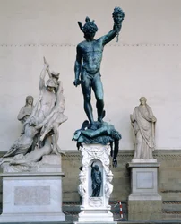 Perseus s hlavou Medúzy, 1545-54 (bronz)