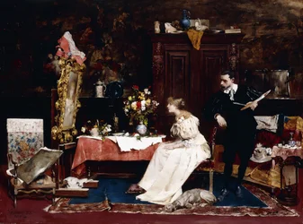 Představuje její portrét, 1883