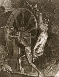 Ixion v Tartaru na kole, 1731