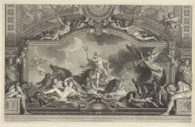 Neptun uklidňuje vlny Quos Ego (název na objektu)
