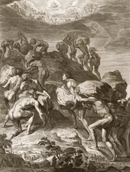 The Giants Attemp to Scale Heaven Piling Mountains Upon Another, 1731
