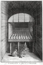Hrobky virginských králů, c1734