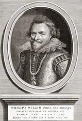 portrét Philipa Williama, prince Oranžského (1554-1618)