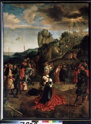 mučedník de Sainte Catherine. (Mučednictví svaté Kateřiny) - Peinture de Bernard van Orley (Barend, Barent, Bernaert van Brussel