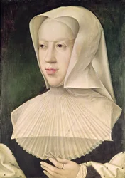 Marguerite de Habsbourg (1480-1530) vévodkyně Savojská (olej na desce)
