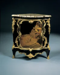 Jeden z dvojice příznaků Ludvíka XV., kolem roku 1750
