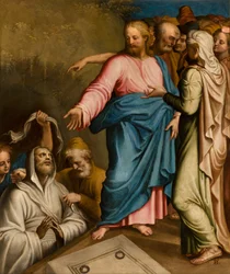 Kaple Svátosti SS, První rozpětí jižní strana, Bernardino Campi, Levandule nohy 1569