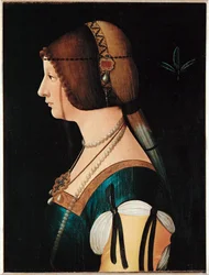 Bianca Maria Sforza, druhá manželka císaře Maxmiliána I. ...