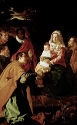 Klanění tří králů, kolem roku 1619 (olej na plátně)
