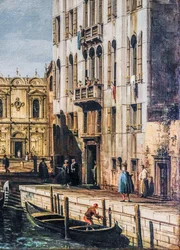 Rio dei Mendicanti a Scuola di San Marco (olej na plátně)