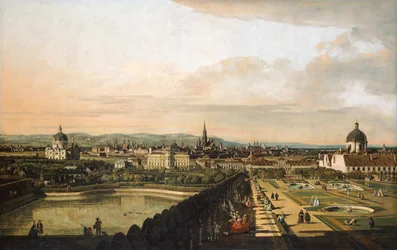 Vídeň pohledem z paláce Belvedere