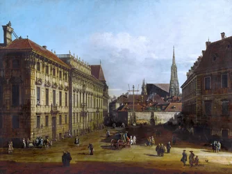 Vídeň, Lobkowitzplatz, mezi 1758 a 1761