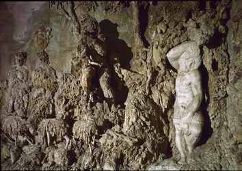 Vnitřní pohled na jeskyni Boboli. Detail. 1583-1588