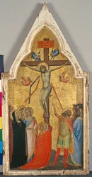 The Crucifixion, c.1340 (tempera na topolovém dřevě)