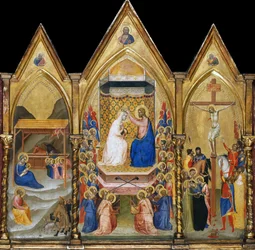 Triptych oltářní obraz