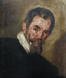 Portrét skladatele Claudia Monteverdiho (1567-1643) Strozzi, Bernardo (1581-1644) Soukromá sbírka