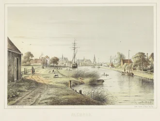 Pohled na Alkmaar z Zeglis