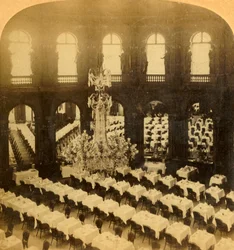 „Jídelní salon, Grand Hotel, Paříž, Francie“, 1904.