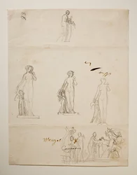 Paris a tři bohyně. Venuše a Amor