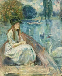 Francouzsky: Jeanne Fourmanoir sur le lac