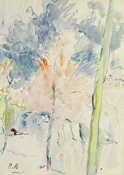 Červený strom v lese, 1893