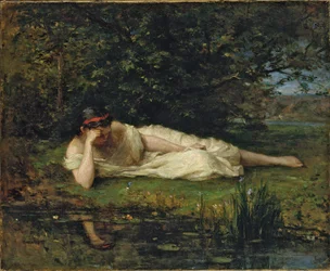 Studie na okraji vody, 1864