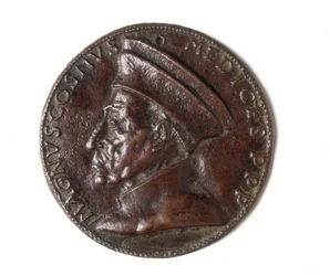 Medaile zobrazující Cosimo il Grande: recto
