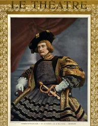 Charles le Bargy jako Don Carlos, přední strana časopisu 