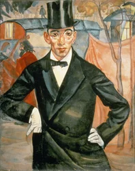 Sherlingin muotokuva, muotokuvien sarjasta "Venäjän kasvot", 1900